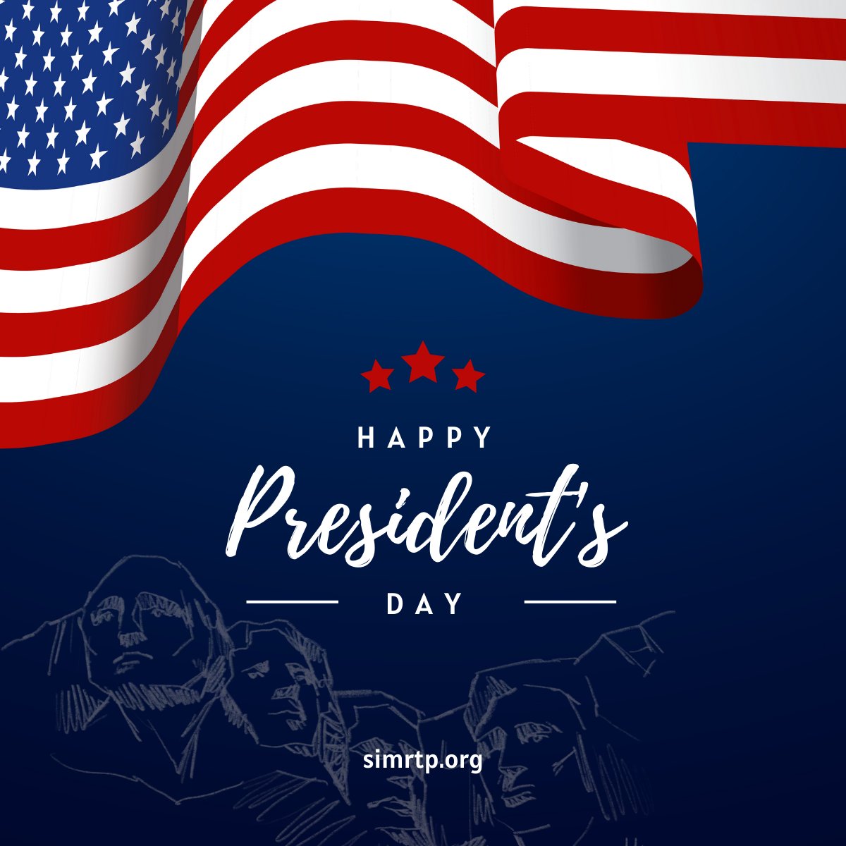 Happy Presidents Day from SIM Research Triangle Park! Today, we honor the leadership and vision that have shaped our nation. Wishing you all a day of reflection and inspiration! #PresidentsDay #Leadership #SIMRTP #InnovatingTogether