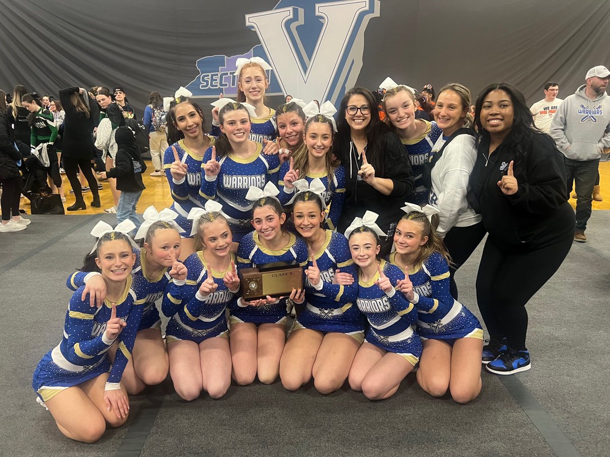 Congratulations to our 2025 Class B Winter Cheerleading Sectional Champions! Good luck at the #NYSPHSAA Competitive Cheerleading State Championships March 8th! #SecVCheer