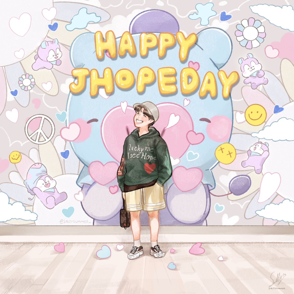 🎂☀️

#HAPPYJHOPEDAY #JHOPEDAY 
#OurHobiPower #btsfanart #jhope