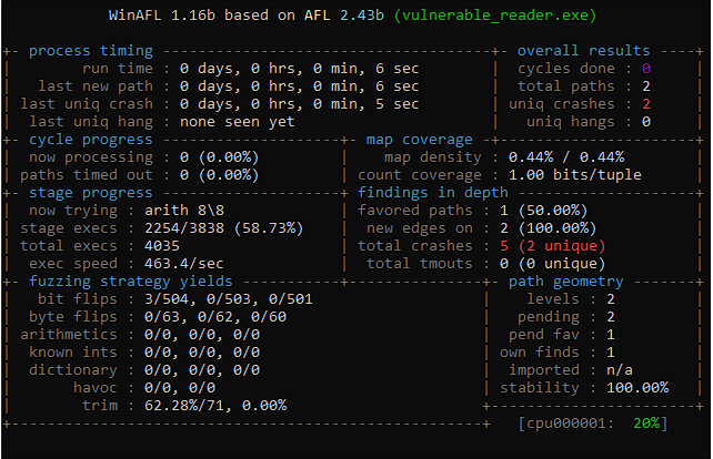 ptracesecurity's tweet image. The art of fuzzing: Windows Binaries bushido-sec.com/index.php/2023… #pentesting #windows #fuzzing #Kernel #Rootkits  #infosec