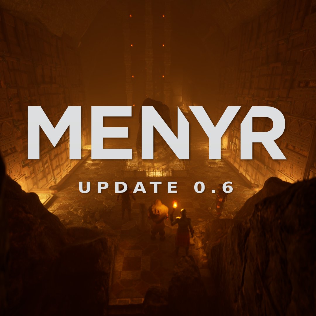 MenyrNetwork's tweet photo. 🚀 Menyr 0.6 Update is LIVE for beta testers on Steam!

✨ Explore lobbies &amp; universes, dungeon maps, snippets, and retrocompatibility!
⚔️ This is the final update before 0.7 and the free open beta!

Read all the details on our Kickstarter update now https://t.co/uKT6gZGgpV https://t.co/uqrVoWlsan