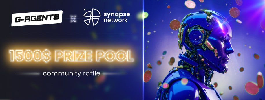 G-AGENTS TGE CELEBRATION – $1500 in $GTY Up for Grabs! 

The countdown is on! 🚀 We’re teaming up with Synapse Network for an exclusive pre-TGE celebration. This is your chance to win $GTY tokens just moments before the official listing!

🎁 Total Prize Pool: $1500 in $GTY
🔗