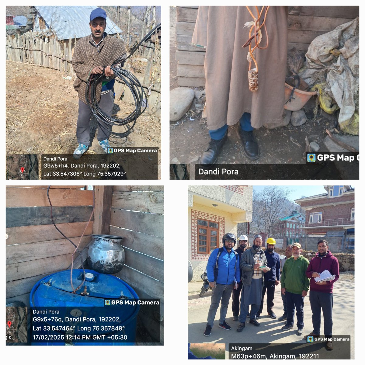 SubDivAchKPDCL's tweet image. Inspections and disconnections under the jurisdiction of KPDCL Sub Division Achabal