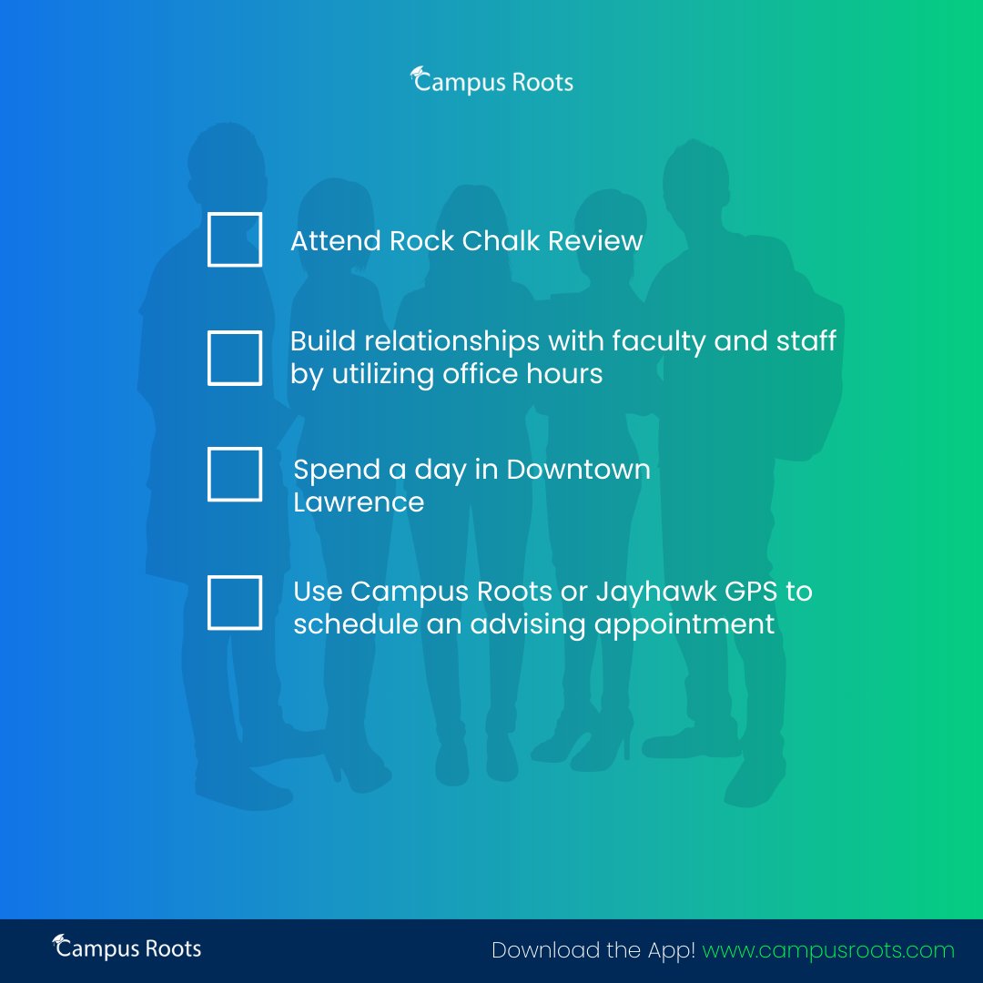 Campus_Roots's tweet image. 🔥 KU College Bucket List—How many have you done?

🏀 Storm Mass Street
🍕 Late-night food runs
🎤 Free campus events
💰 Student-only deals

💡 Campus Roots = events, connections &amp;amp; savings.

📲 Download now &amp;amp; don’t miss out! bit.ly/3VaDfNe 

#KUStudents #CampusRoots