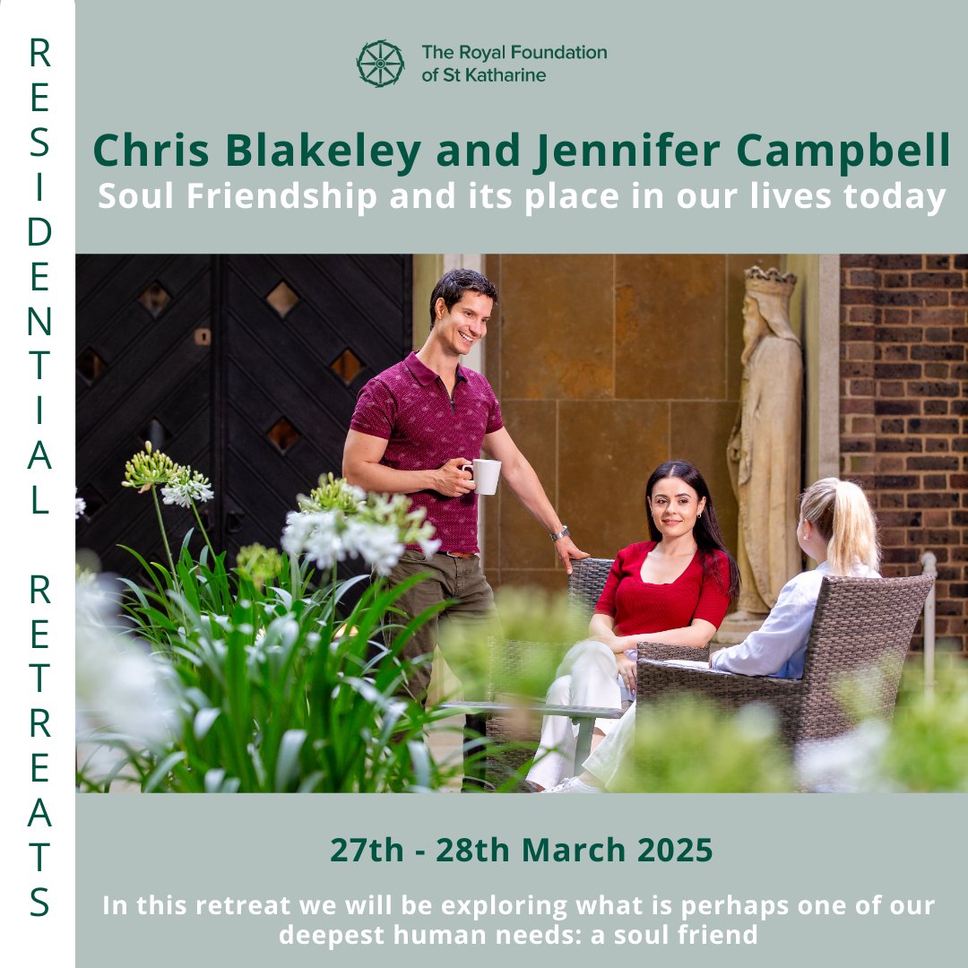 Come be a part of our two day retreat as we explore the profound need for a soul friend, someone who walks alongside us in faith and authenticity.

Experience a meaningful time of reflection and connection. More info: ow.ly/Z76v50UTTjA