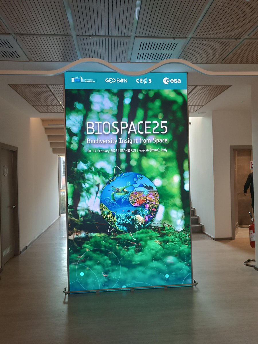 CMEMS_EU's tweet photo. Last week, our colleague @TinaSilovic participated in the ‘Copernicus for Biodiversity’ session at @esa’s #BIOSPACE25❗️

The session included a panel discussion which highlighted the relevance of #Copernicus 🇪🇺 🛰️ products for biodiversity monitoring &amp; user uptake https://t.co/Uc3QIxi1Vv