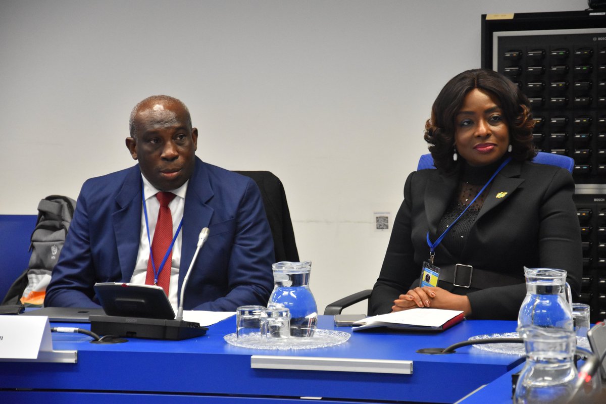 IAEATC's tweet image. From 17-21 February, representatives from 🇧🇼Botswana, 🇬🇭Ghana and 🇲🇷Mauritania are attending an @iaeaorg meeting to explore health financing and to draft bankable documents designed to support efforts to establish or expand their #radiotherapy services