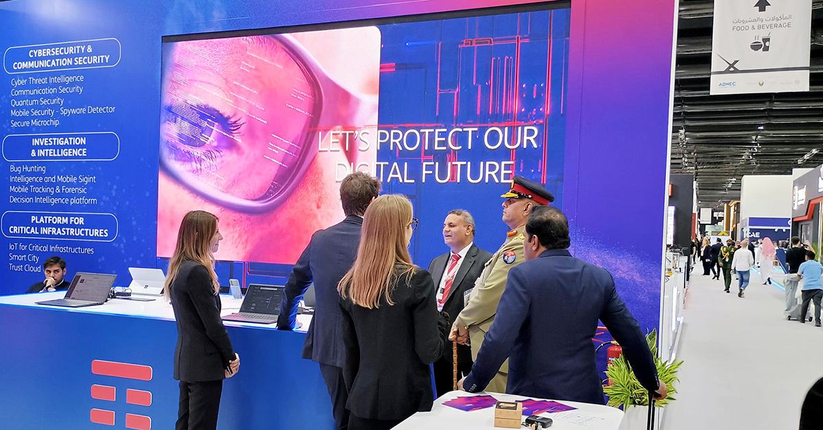 TelsyGruppoTIM's tweet photo. Kicking off @IDEX_UAE 2025 in #AbuDhabi.

Find us at the @adnecad (Hall 14, booth no. 14-B41) until Feb. 21, and explore the latest innovations by #Telsy, @TS_WAY_SRL, and #QTI for the international market: https://t.co/lt5um3owAB

#FuturingSecurity #IDEX2025 #cybersecurity https://t.co/M5rjzW3JMd