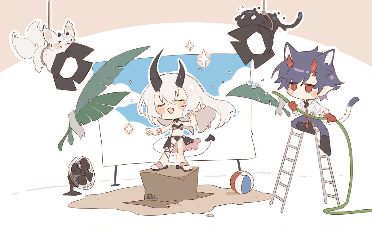 One last art piece for the moment. What the world sees VS what is actually going on. Featuring <a href="/SeraNiia/">🪷Sera Niia🪷| Vtuber</a>, <a href="/BeniFuwaFuwa/">Beni Fuwa ❄️</a> and Darkshadow from the community.

Art by <a href="/MilkTea543/">Bunnycarrot</a>