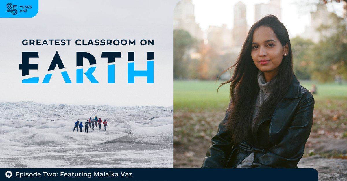 Episode Two of The Greatest Classroom on Earth Podcast is live! SOI alumna Malaika Vaz shares the harsh realities of environmental filmmaking, her Forbes 30 Under 30 selection, and how her early expeditions with SOI shaped her career trajectory! bit.ly/4hGB6Rx