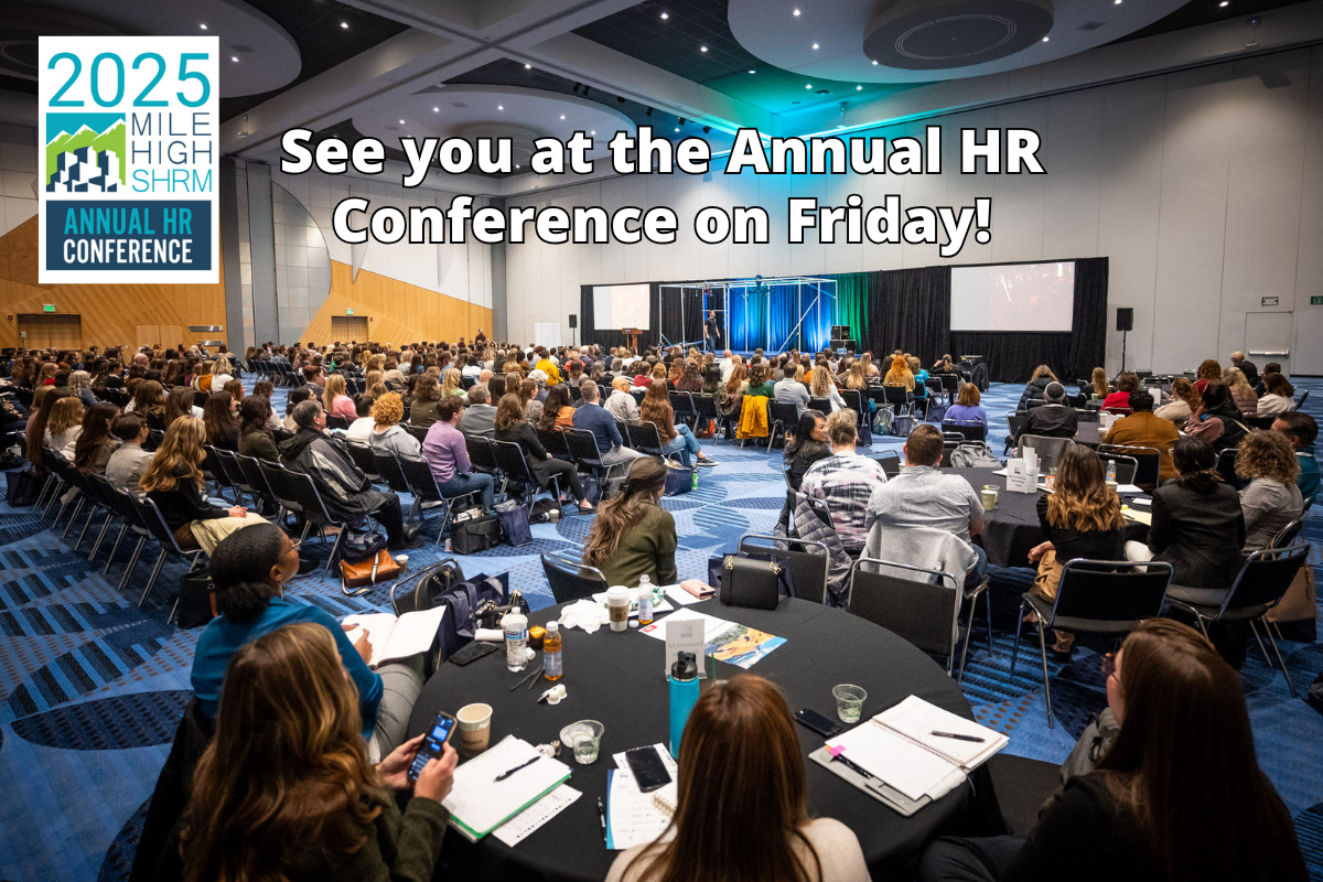 It's our favorite week of the year – Annual HR Conference Week!

We're beyond excited to welcome our attendees, Sponsors, and Exhibitors to the Colorado Convention Center on Friday.

If you haven't registered, it's not too late!

Register now: bit.ly/48ODW2h

#denverco