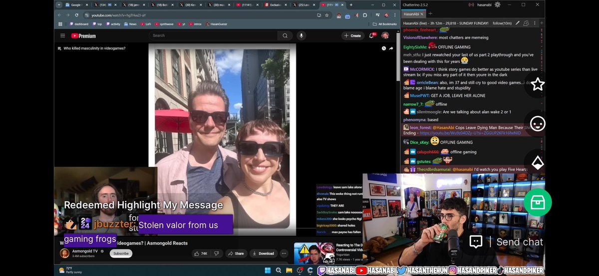 I'm back to my regular streaming schedule after traveling last week!

We'll be chatting *that* Asmonmold video, the online right, Avowed, Overwatch, and more. 

Live on Twitch at 12 ET / 9 PT!