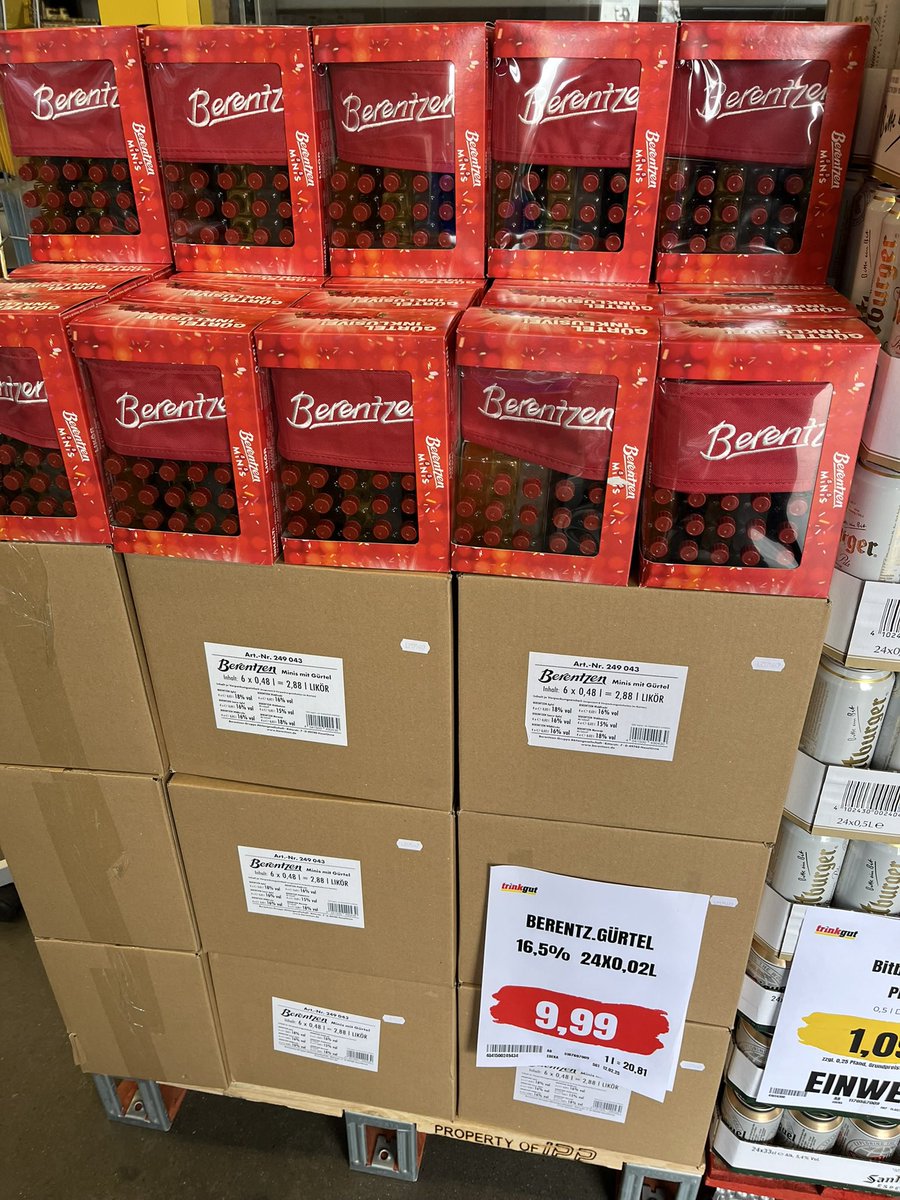 TeilzeitInvesto's tweet photo. @FinanzenmitF Bei uns im Getränkemarkt gibt es Berentzen jetzt im Gürtel. Gerade für den Karnevalsumzug sehr angenehm 😀 https://t.co/76VEXnFQM5
