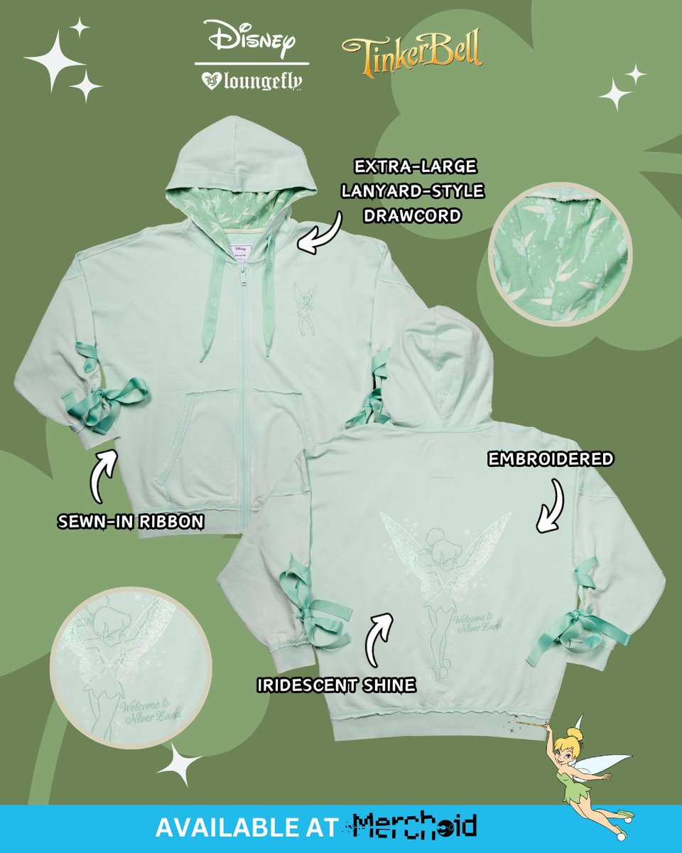 ✨ Sprinkle a little luck and pixie dust into your style! 🍀🧚‍♀️ The new <a href="/Loungefly/">Loungefly</a> Tinker Bell collection is here 💚✨

Shop the full collection here- shorturl.at/KHB5h
 #Loungefly #TinkerBell #DisneyMagic #FeelingLucky