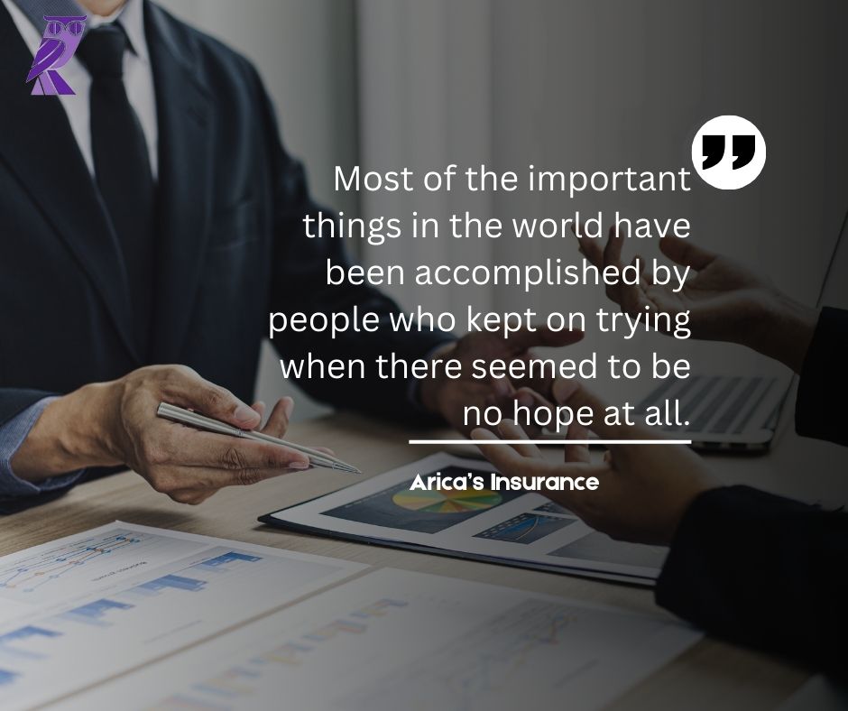 AricasInsurance's tweet photo. Perseverance is important to achieve your goals in life. That's why at Arica's Insurance we are dedicated to ensuring we find the right coverage that suits your needs best! #Insurewisely #aricasinsurance #callusforaquote https://t.co/cedntog0pq
