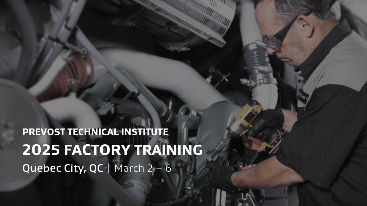 🔧 Level Up Your Technical Training in 2025! 

Get the skills you need to maximize uptime, enhance performance, and keep your fleet road-ready. Don’t miss this opportunity to train with the best!

📍 Quebec City
📅 March 2–6
✅ Reserve your spot today bit.ly/3ZWg0qQ