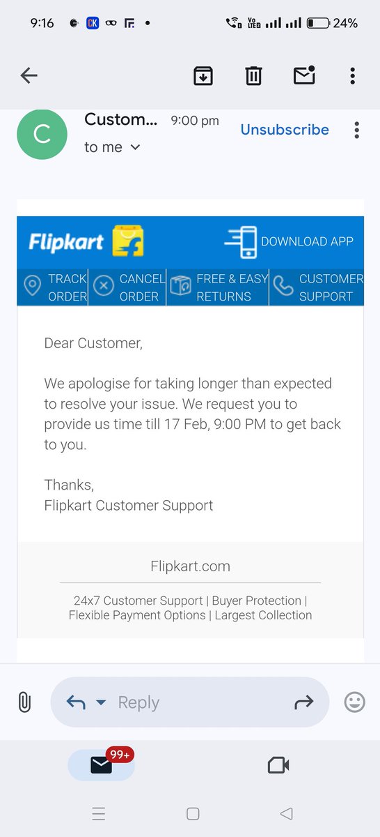 VYesupandu's tweet photo. @flipkartsupport 
I think Flipkart time is below 9pm https://t.co/fMLiurwdXJ