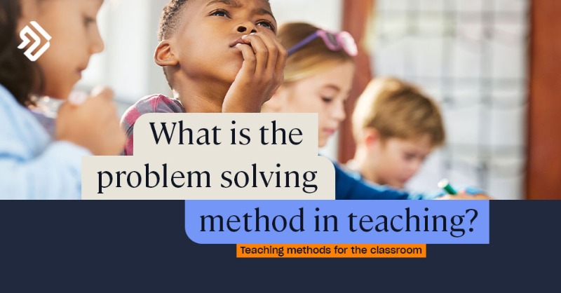hst's tweet photo. Want to make learning more engaging in your classroom? The problem-solving method of teaching encourages students to think critically and tackle real world challenges. 🧠

Find our tips for teachers here: https://t.co/VhD2arXAL9