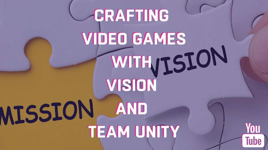stowers's tweet image. YouTube Crafting Video Games with Vision and Team Unity
▸ lttr.ai/AbfoP

#CraftingVideoGames #TeamUnity #Pressstartleadership #Leadership