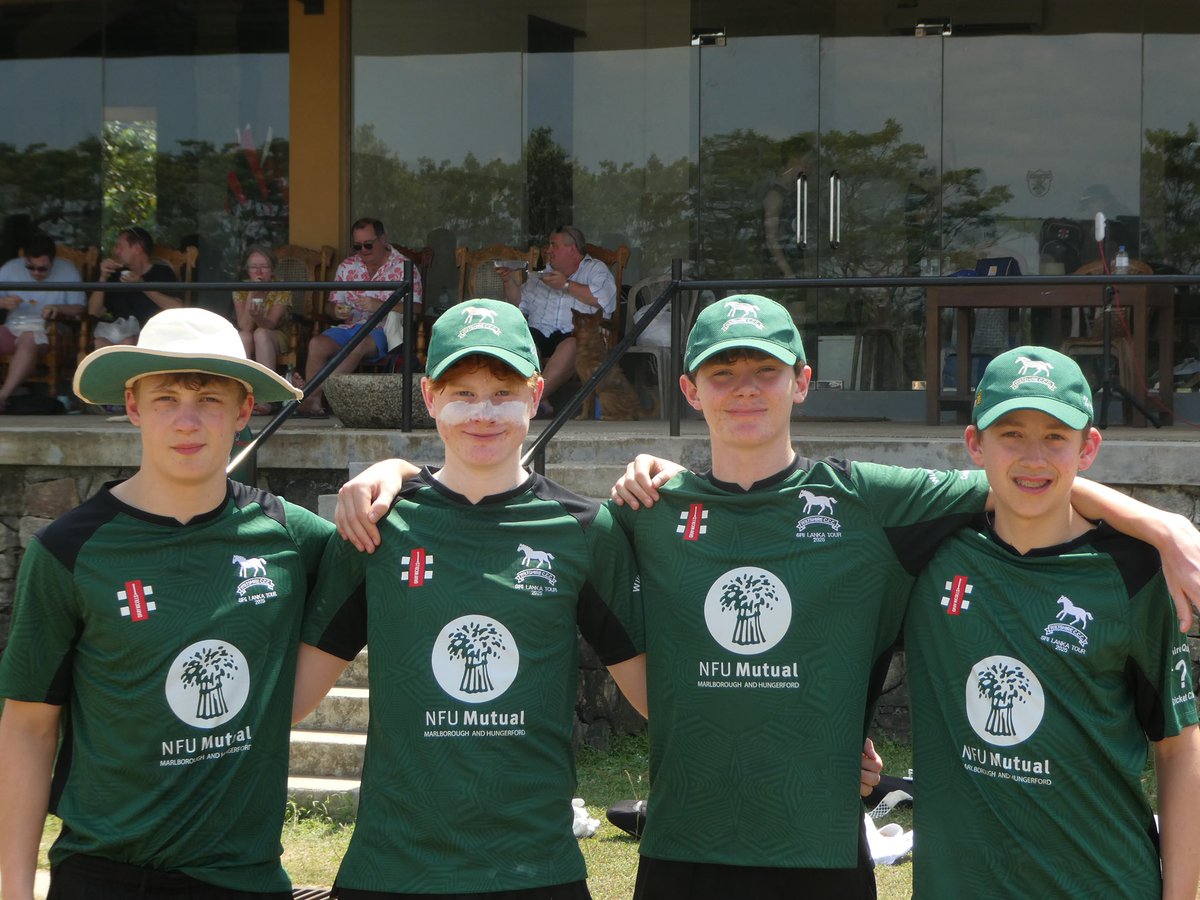 Best of luck to the 4 Remove pupils Will M, Seb S, Will J &amp; Archie D who are currently on tour in Sri Lanka with Wiltshire U15🏏🇱🇰☀️👍