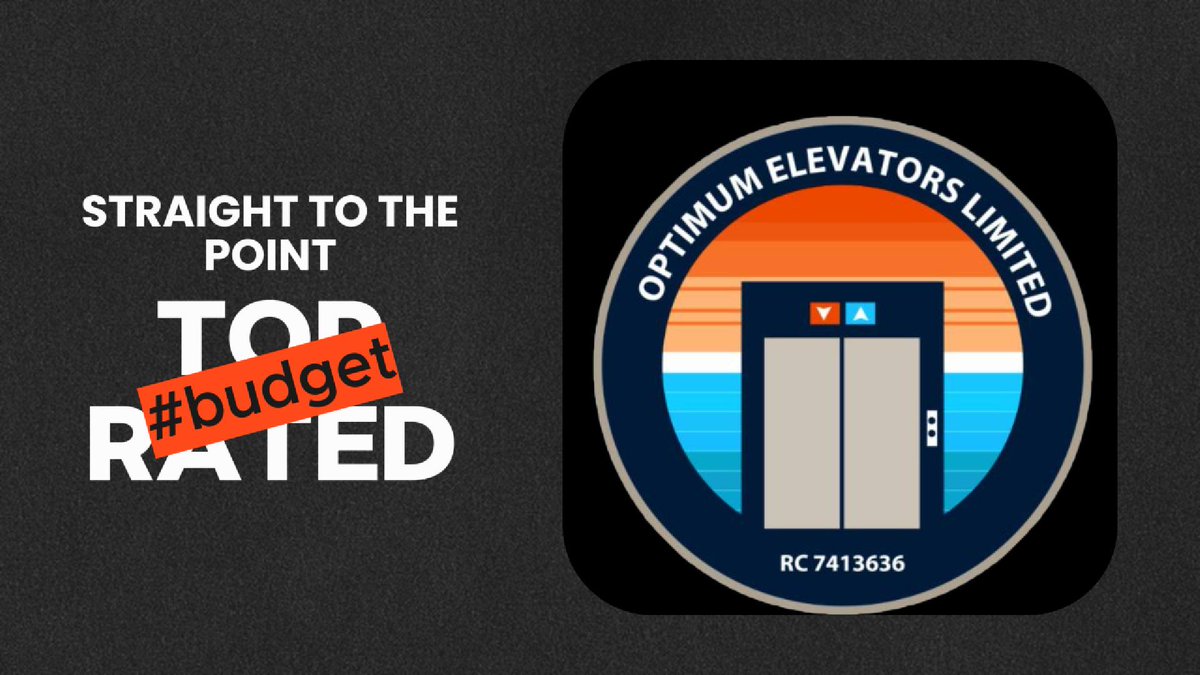 optimumelavator's tweet image. Welcome to Optimum Elevators Limited! We&apos;re a leading provider of elevator solutions in Nigeria. Follow us for updates, tips, and industry insights! #OptimumElevators #ElevatorSolutions
