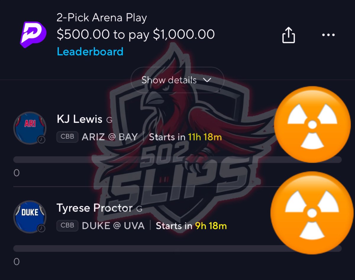 ANOTHER $500 CBB 🏀 Play  Posted In Premium 🤑✅ 

When THIS DOUBLE-UP Hits AGAIN..

I WILL GIVE $25 To 3 LUCKY People Who LIKE/RT's This Post! 🔁 

Write-Up Posted 📝 

ACCESS BELOW ⬇️ 
whop.com/502slips

#PrizePicks | #GamblingX | #Whop