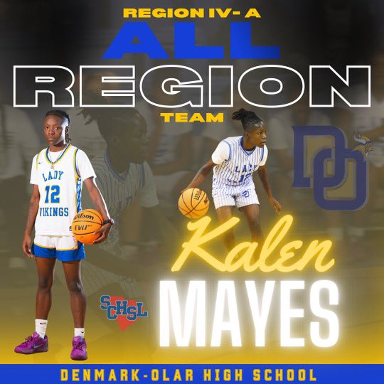 DenmarkLadyVikingsWBB (@lady_wbb) on Twitter photo Congratulations to our All-Region Players
Senior- <a href="/AveionWalker4/">Aveion Walker</a>
Senior - <a href="/5_naisha/">Ry’Naisha_5</a>
Junior - Kalen Mayes
Freshman- Azauria Wright Congratulations to our All-Region Players
Senior- <a href="/AveionWalker4/">Aveion Walker</a>
Senior - <a href="/5_naisha/">Ry’Naisha_5</a>
Junior - Kalen Mayes
Freshman- Azauria Wright
