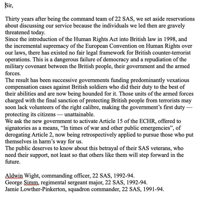 🚨 THE MILITARY ARE WAKING UP—STARMER HAS BETRAYED THEM! 🚨

🔴 Britain’s elite special forces— the best in the world, feared by our enemies, respected by none in Starmer’s globalist government.

🔴 SAS veterans are being hounded by legal cases, persecuted for doing their duty,