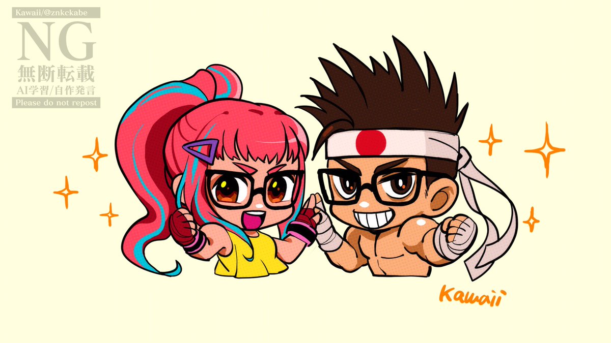 znkckabe's tweet image. なぜ👓？！となったが、並べると師弟感はある気がする