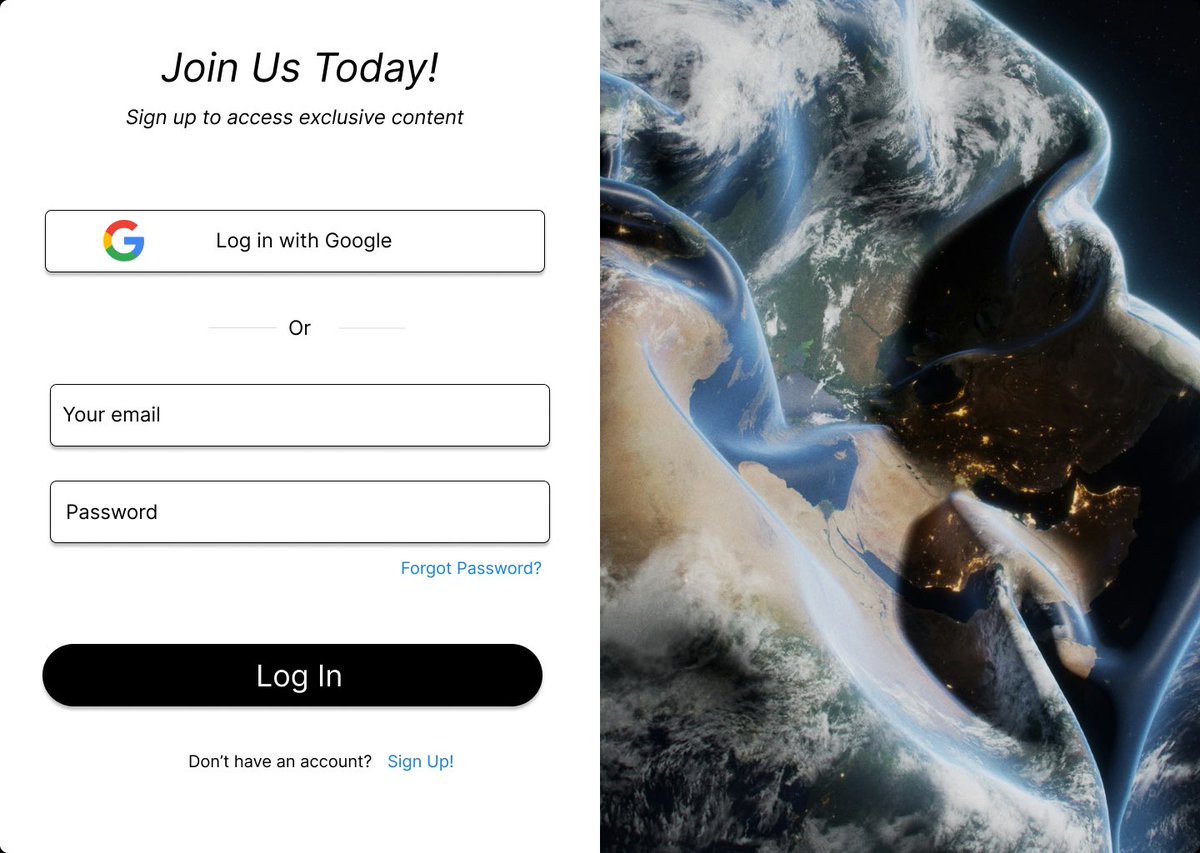 PsyAura_'s tweet photo. Just wrapped up this sign-up page design. Focused on usability, simplicity, and a seamless sign-up experience. What do you think?

✨ Designed in Figma
🔹 Google Login + Email Sign-up

#DailyUI #UIDesign #Figma #WebDesign #UXUI #SignUpPage https://t.co/tCpU5Pfr6x