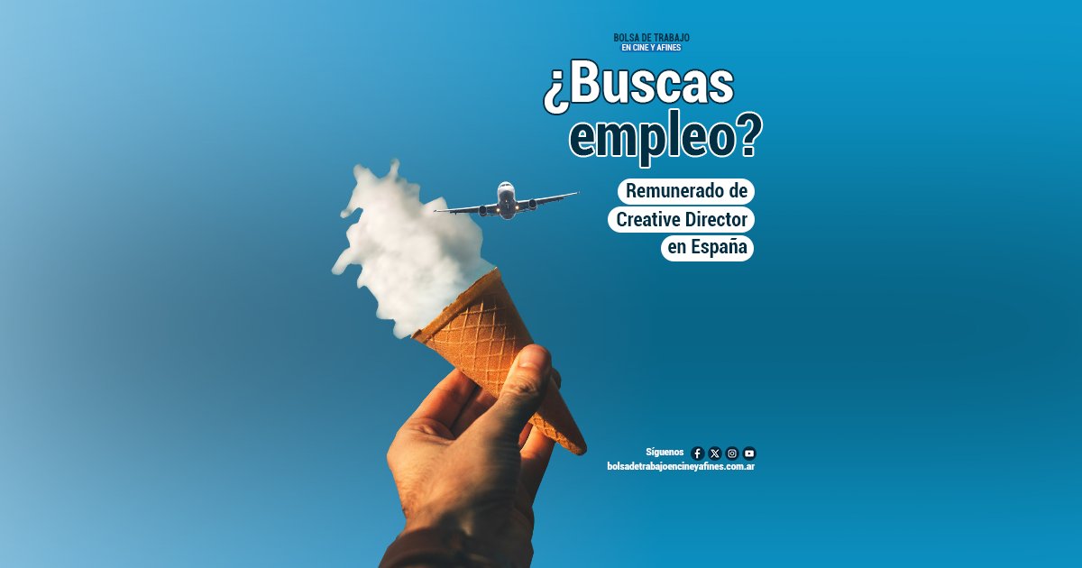 Buscamos un/a Creative Director que lleve nuestros proyectos al siguiente nivel. Antes de enviar CV, siempre es importante conocer los requisitos. bolsadetrabajoencineyafines.com.ar/2025/02/buscam…