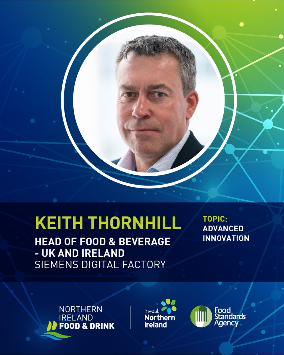 📢 Speaker Spotlight! Welcome Keith Thornhill, <a href="/Siemens/">Siemens</a>!

With decades of expertise in automation, he’ll share insights on efficiency, sustainability and digital transformation in food &amp; drink manufacturing.

📅 Don’t miss it - get your tickets here: nifda.co.uk/nifda-conferen…