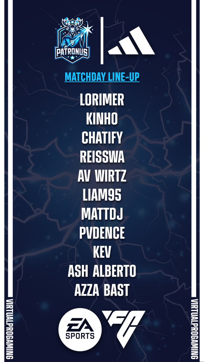 Patronus (@vpgpatronus) on Twitter photo Tonight’s Fixtures and Line up in <a href="/VPGUK/">VPG United Kingdom</a> and <a href="/VPGEurope/">Virtual Pro Gaming | Europe</a>
Live on twitch.tv/ccfc_chatify
And <a href="/proclubs_weekly/">Pro Clubs Weekly</a>
🏴 vs <a href="/ClassFIFA_/">Class</a> 7:45 🏡
🏴 vs <a href="/R4P11s/">R4P</a> 8:00 🎥 🏡
🇬🇧 vs @lincolncityesports 8:30 🏡
🇪🇺 vs <a href="/CunningFoxesPL/">CunningFoxes</a> 8:45 ✈️
🇪🇺 vs <a href="/nexus_esport_ua/">Nexus Esport</a> 9:15 ✈️
GFX <a href="/JRP_OT/">JRP</a> Tonight’s Fixtures and Line up in <a href="/VPGUK/">VPG United Kingdom</a> and <a href="/VPGEurope/">Virtual Pro Gaming | Europe</a>
Live on twitch.tv/ccfc_chatify
And <a href="/proclubs_weekly/">Pro Clubs Weekly</a>
🏴 vs <a href="/ClassFIFA_/">Class</a> 7:45 🏡
🏴 vs <a href="/R4P11s/">R4P</a> 8:00 🎥 🏡
🇬🇧 vs @lincolncityesports 8:30 🏡
🇪🇺 vs <a href="/CunningFoxesPL/">CunningFoxes</a> 8:45 ✈️
🇪🇺 vs <a href="/nexus_esport_ua/">Nexus Esport</a> 9:15 ✈️
GFX <a href="/JRP_OT/">JRP</a>
