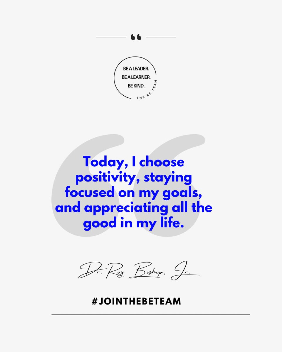 You have a choice… do it wisely! #jointhebeteam