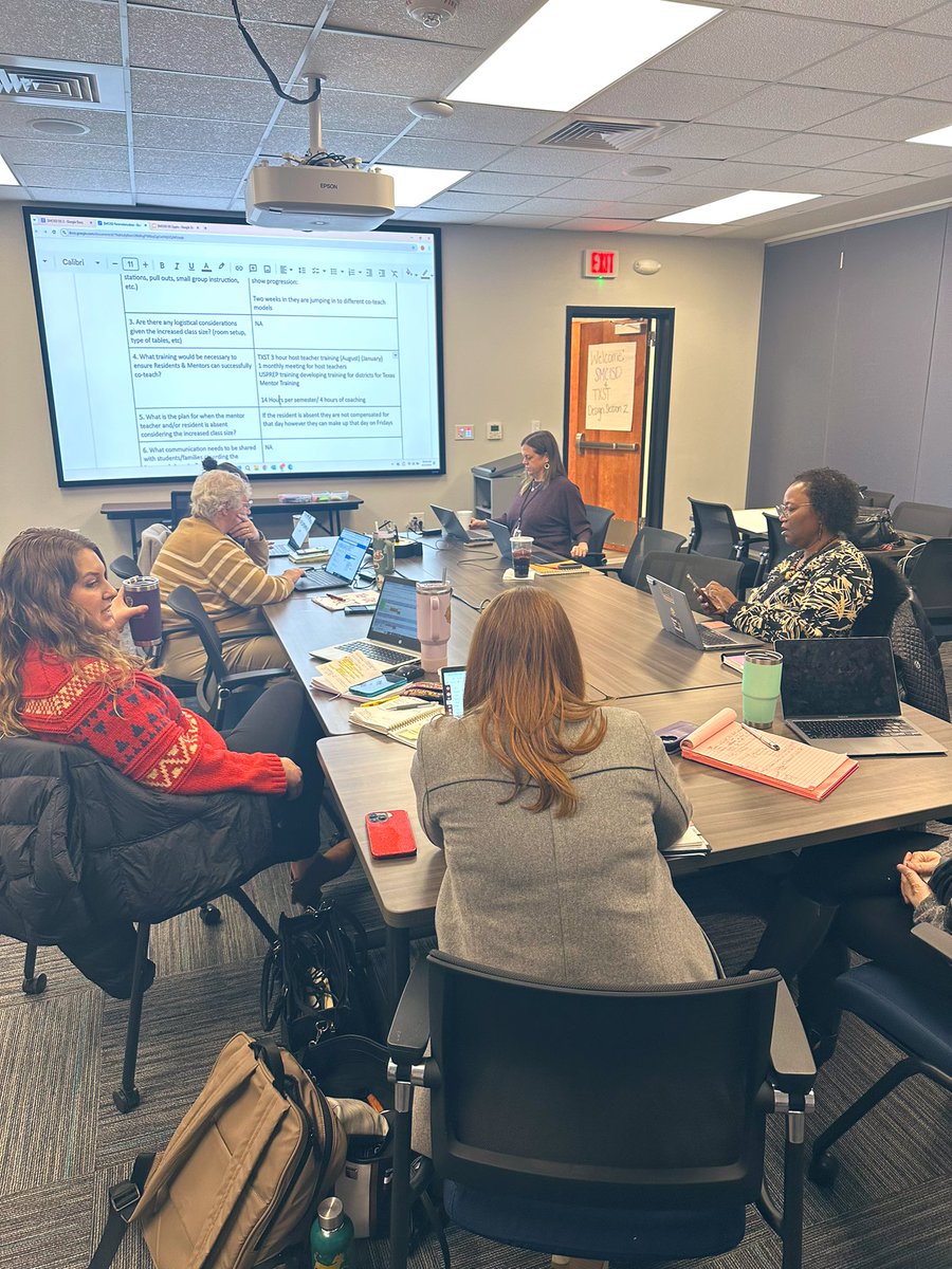 Cary Zepernick (@caryzep) on Twitter photo Thank you <a href="/SMCISD_HR_Dept/">San Marcos CISD HR</a> and <a href="/TXSTCOE/">College of Education at TXST</a> for a productive design session! Ensuring our future educators have the tools and experience to be day one ready in our Texas classrooms!! Thank you <a href="/SMCISD_HR_Dept/">San Marcos CISD HR</a> and <a href="/TXSTCOE/">College of Education at TXST</a> for a productive design session! Ensuring our future educators have the tools and experience to be day one ready in our Texas classrooms!!