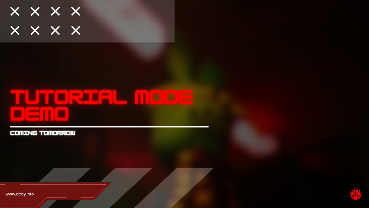 Tutorial Mode Complete! 🚨

We’re excited to announce that the Tutorial Mode for Whispers of Decay is now finished! 🎮🔥

Get ready to experience the gameplay firsthand, we’ll be dropping the demo tomorrow!

Stay tuned and prepare to dive into the world of Whispers of Decay! 🚀