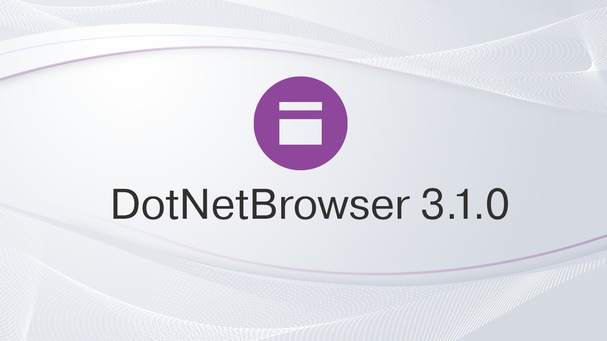 DotNetBrowser's tweet image. 🎉 DotNetBrowser 3.1.0 is released!
• Customization of User-Agent Client Hints for better privacy and control
• Various quality improvements
🔗 Read more: links.teamdev.com/3-1-0
🆓 Get a free 30-day trial: bit.ly/dnfr