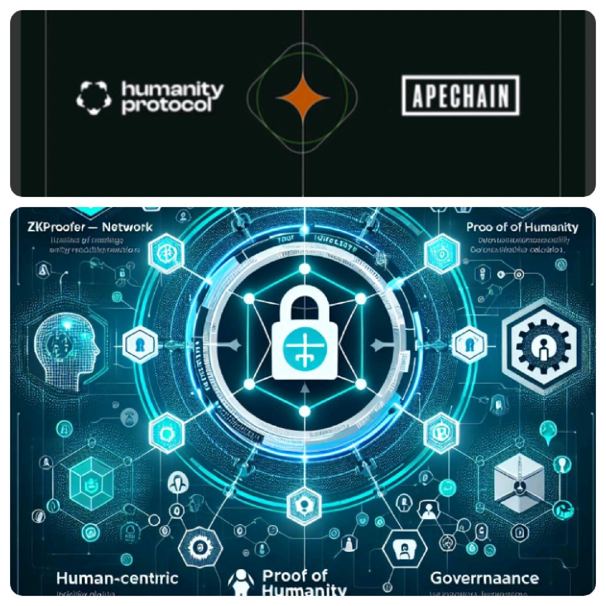 Iam_Samier's tweet photo. @Humanityprot X ApeChain: A collaborative effort towards the integration of PoH security mechanism into Blockchain technology and fostering innovations & growth within the Web3 landscape.
@Tdayz_X
@Officialsaucek3
@medify5magic #NGHumanityProtocol
Thread in 9 tweets. https://t.co/6XuAOVgWzC