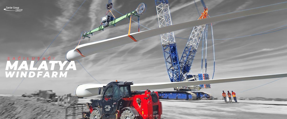 -MALATYA Wind Farm🏗️⛰️

#WeAreSarılar
#HeavyLifting #HeavyTransport #HeavyEquipment #Logistics #WindEnergy #RenewableEnergy #CleanEnergy #Sustainability #GreenPower #WindTurbine