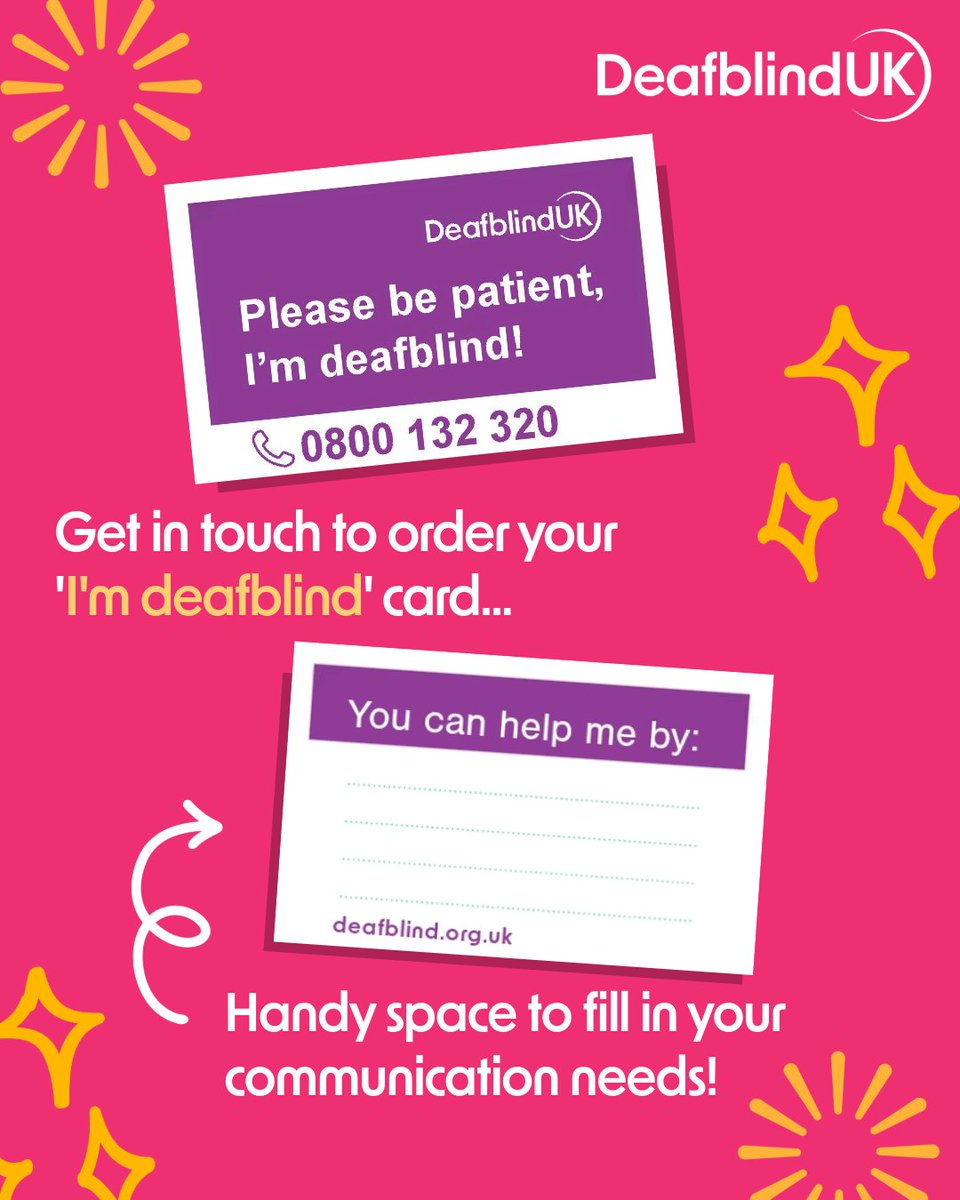Have you got your hands on one of our wallet cards yet? They’re great for letting other people know how you want to communicate when you’re out and about, and they fit perfectly into your wallet, phone case or lanyard! 💜

Order yours for free today by calling our helpline or
