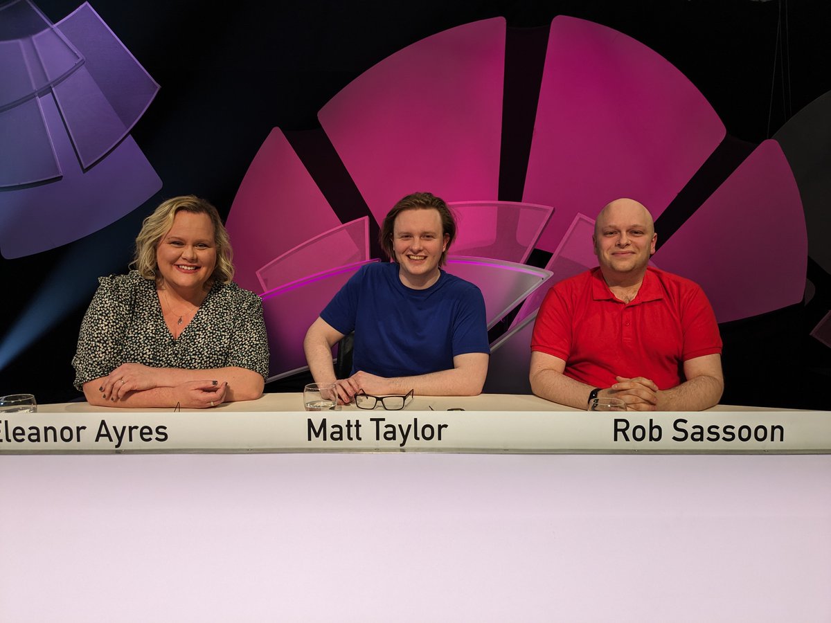 Watch EBU Panel TD Rob Sassoon's fifth and penultimate appearance on the challenging quiz show Only Connect tonight at 8pm on BBC 2. He is joined by two non-bridge playing friends, Eleanor Ayres and Matt Taylor, to form “The Tea Totallers”. You can also catch up on BBC iPlayer.