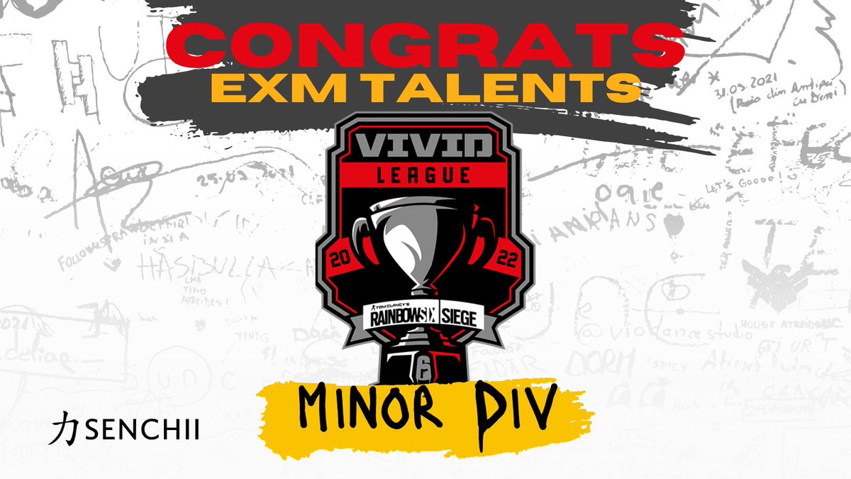 We are proud to announce that our R6 talents team has successfully qualified for the <a href="/R6VividLeague/">VIVID League R6</a>  minor division! 🔥

stay tuned for upcoming matches ⚡️

#RisefromHell💀