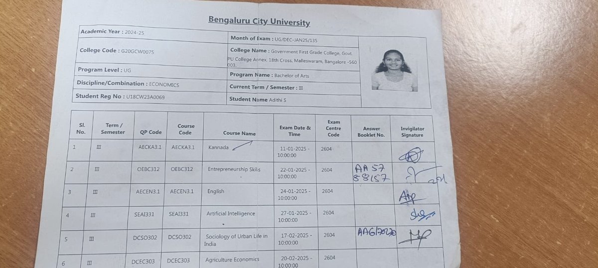 pushpapreeya1's tweet photo. Just scribed for a specially-abled student in Malleshwaram—felt amazing to write my favorite subject, Sociology! ✍️ Writing has become my passion, and serving these students brings me immense joy. Every exam is a step toward inclusivity! 💙 https://t.co/Q9AxQgcfwH