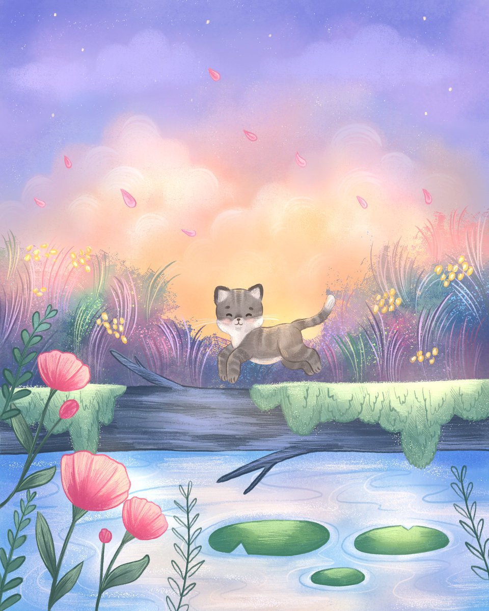 Hello spring 🩷🌸

#kidlit #kidlitart #childrensbook #childrensbookillustration #picturebook #picturebookillustration #procreate #procreateart #digitalart #digitalartist #childrensillustration #art #illustration #whimsical #whimsicalart #cozy #cozyart