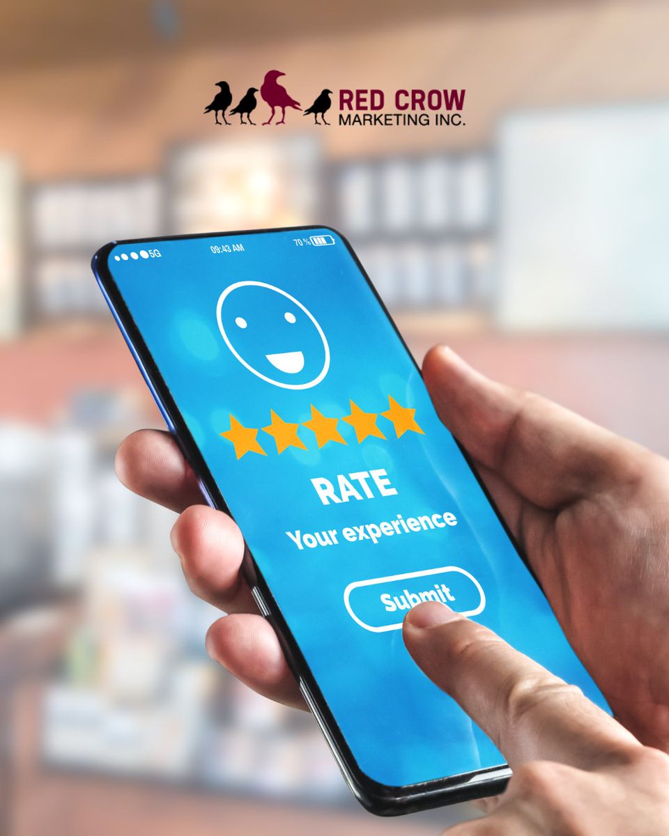 🛒 88% of consumers trust online reviews as much as personal recommendations. Encourage happy customers to leave reviews! 

☎: (417) 889-1658
💻: redcrowmarketing.com
.
.
. 
#RedCrowMarketing #RedCrow #DigitalMarketing #Marketing #BusinessGrowth #BusinessSuccess