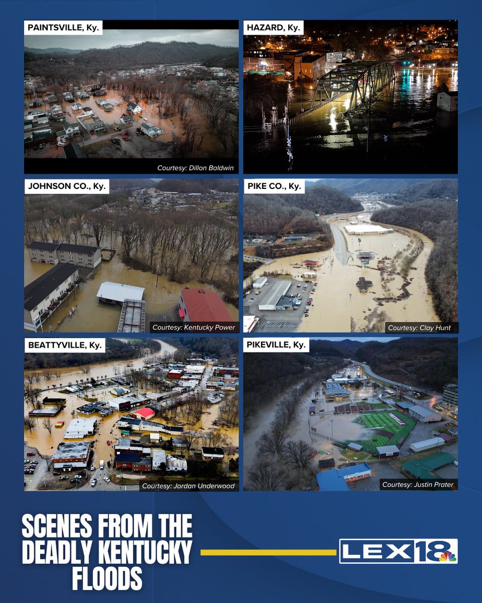 As the heavy rainfall roared through Kentucky on Saturday, communities throughout the Commonwealth saw disastrous floods sweep through their region, taking out roads and leaving residents displaced.