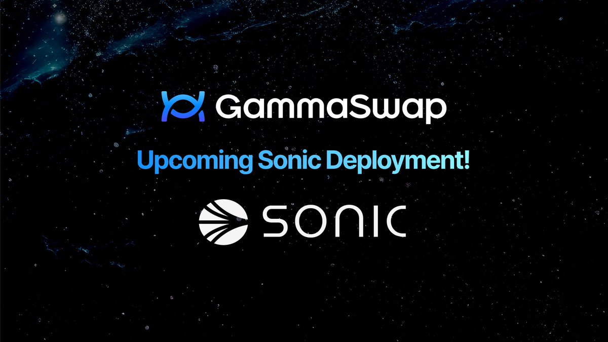 GammaSwap 👽 (@gammaswaplabs) on Twitter photo GammaSwap will be launching on <a href="/SonicLabs/">Sonic Labs</a>
Sonic is a high performance EVM with lightning fast execution and low transaction costs.
With a burgeoning DeFi ecosystem, this deployment will help GammaSwap scale perpetual options and yield tokens (launching soon) to new heights! GammaSwap will be launching on <a href="/SonicLabs/">Sonic Labs</a>
Sonic is a high performance EVM with lightning fast execution and low transaction costs.
With a burgeoning DeFi ecosystem, this deployment will help GammaSwap scale perpetual options and yield tokens (launching soon) to new heights!