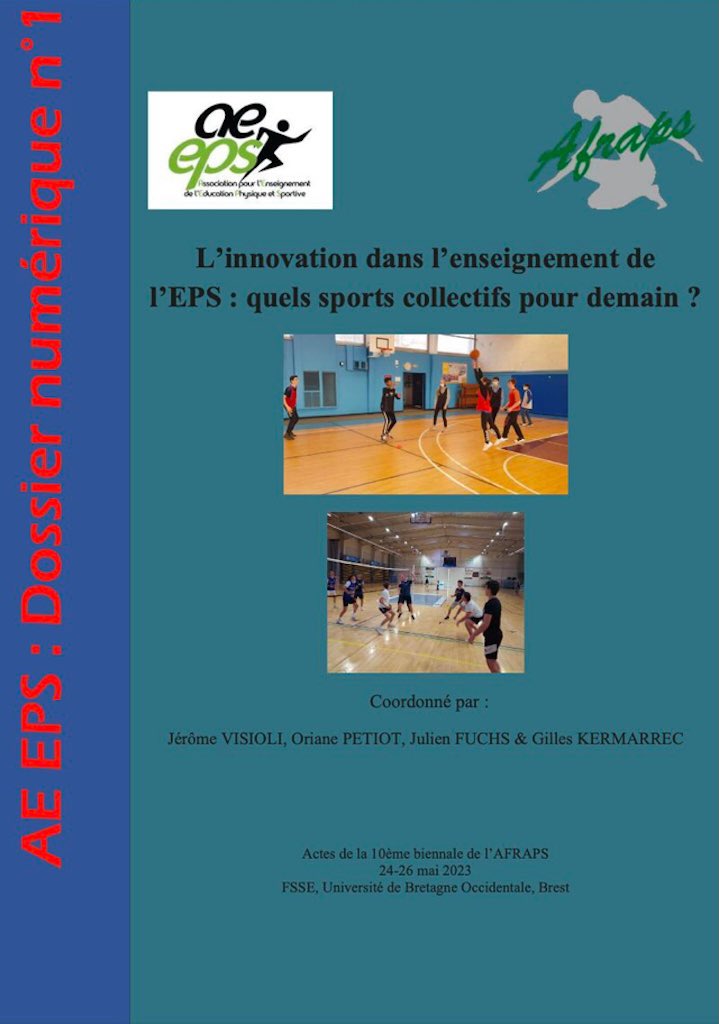 🔥Premier dossier numérique AEEPS 🔥 

💡Quels sports collectifs pour l’EPS de demain? 

Un regard croisé sur les pratiques et des ressources concrètes pour mieux enseigner! 

Disponible maintenant 👉🏻aeeps.org/productions/18…

#EPS #sportcollectif #aeeps  #ecole #enseignement