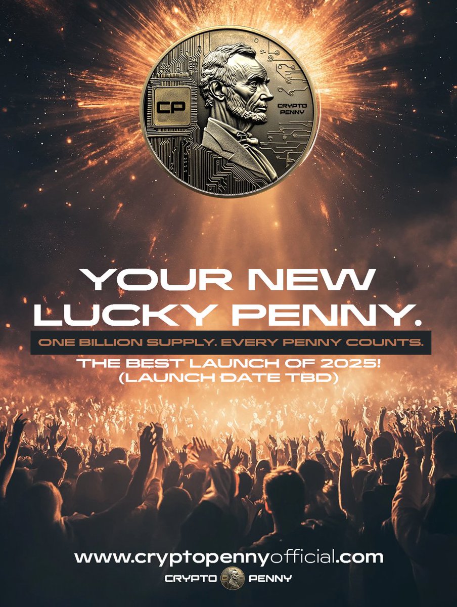 From pocket change to blockchain. 💥 The Crypto Penny is forging a new path—built on trust, community, and the power of belief. This isn’t just a token; it’s a revolution. 🚀 #memecoin #crypto #nft #eth #sol #solana #web3 #community #bitcoin #cryptonews #cryptotrader