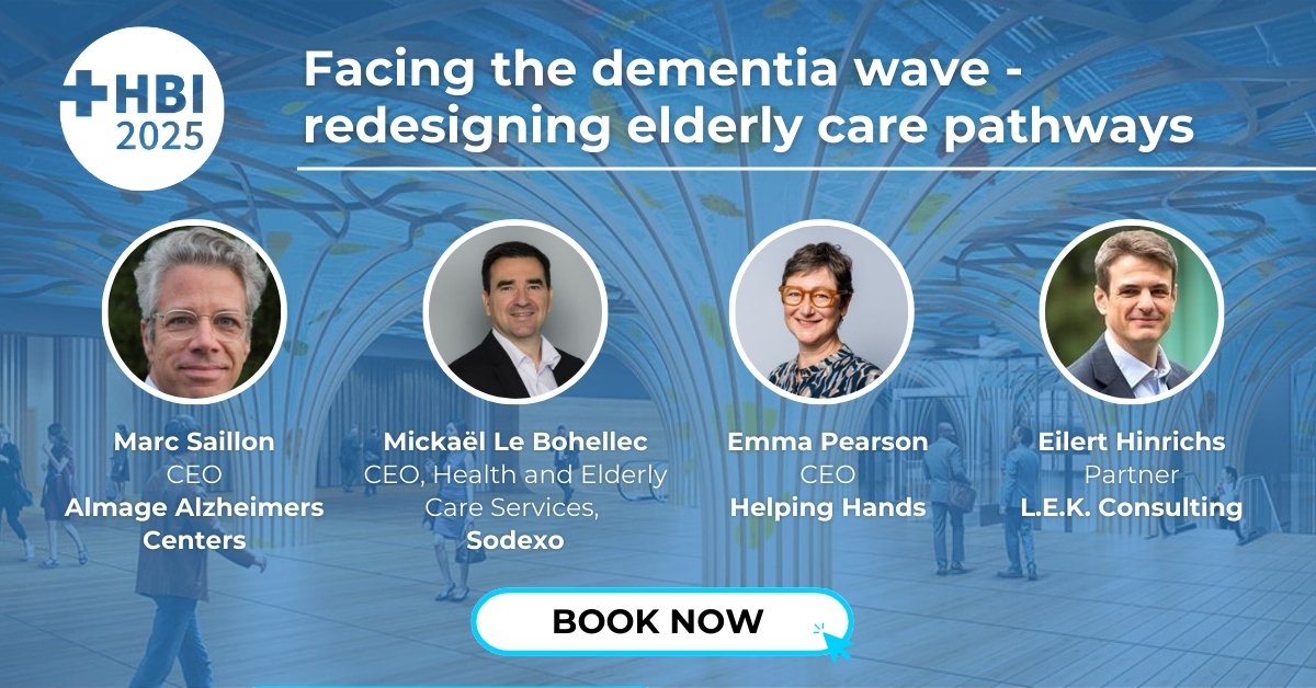 𝟭 𝗶𝗻 𝟰 𝗵𝗼𝘀𝗽𝗶𝘁𝗮𝗹 𝗯𝗲𝗱𝘀 𝗮𝗿𝗲 𝘁𝗮𝗸𝗲𝗻 𝗯𝘆 𝗽𝗮𝘁𝗶𝗲𝗻𝘁𝘀 𝘄𝗶𝘁𝗵 𝗱𝗲𝗺𝗲𝗻𝘁𝗶𝗮, driving home care facilities to partner with investors to redesign care pathways and ease hospital strain. Find out more at #HBI2025, this March.

🔗bit.ly/3D47JJR